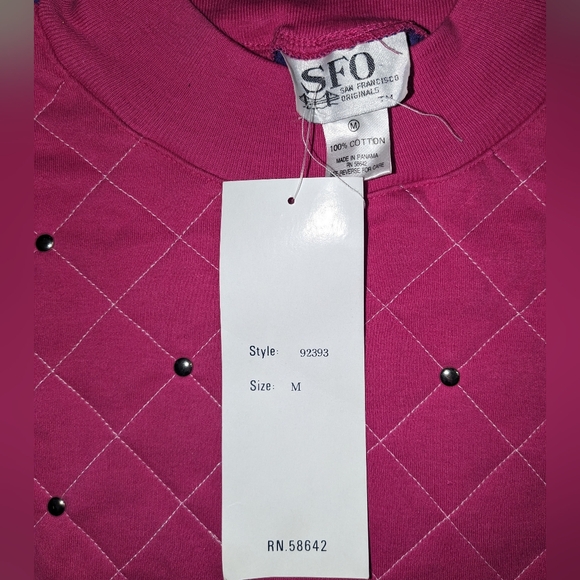 Vintage NWT 80s Sweatshirt - Picture 4 of 5